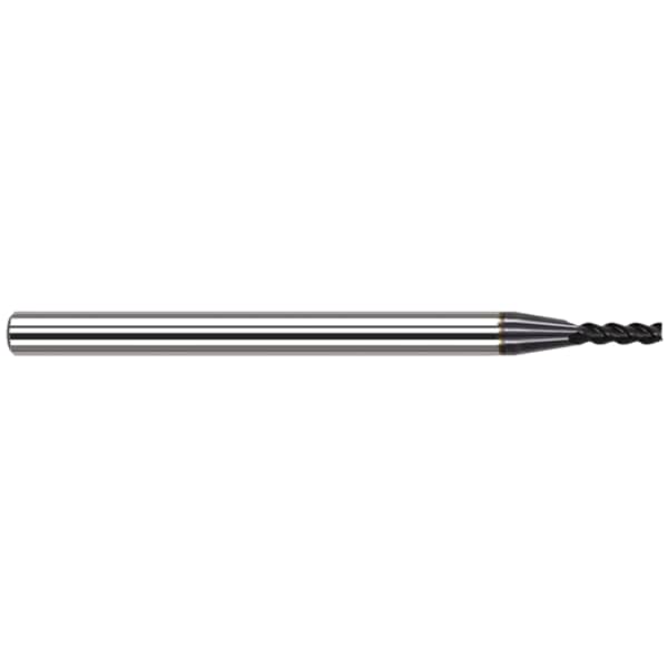 End Mill for Exotic Alloys - Corner Radius, 0.0200", Length of Cut: 0.0600"